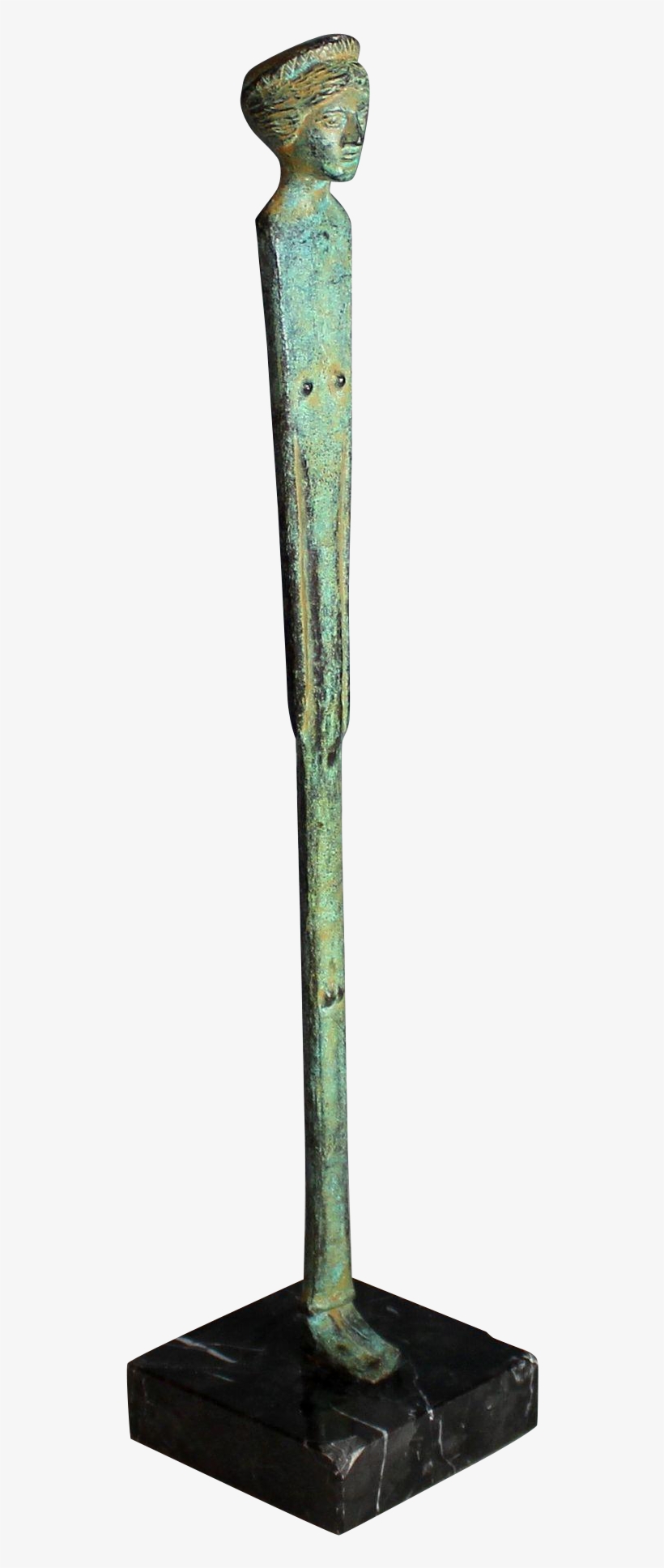 Unique Bronze Abstract Sculpture Of A Goddess - Bronze Sculpture, transparent png #8207563