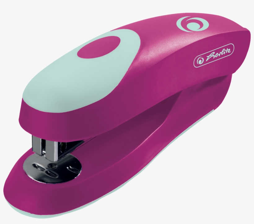 24/6 Ergonomic Small Cool Pink - Zszywacz Herlitz, transparent png #8208156