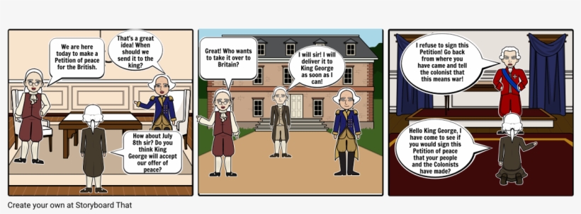 The Olive Branch Petition - Cartoon, transparent png #8208186