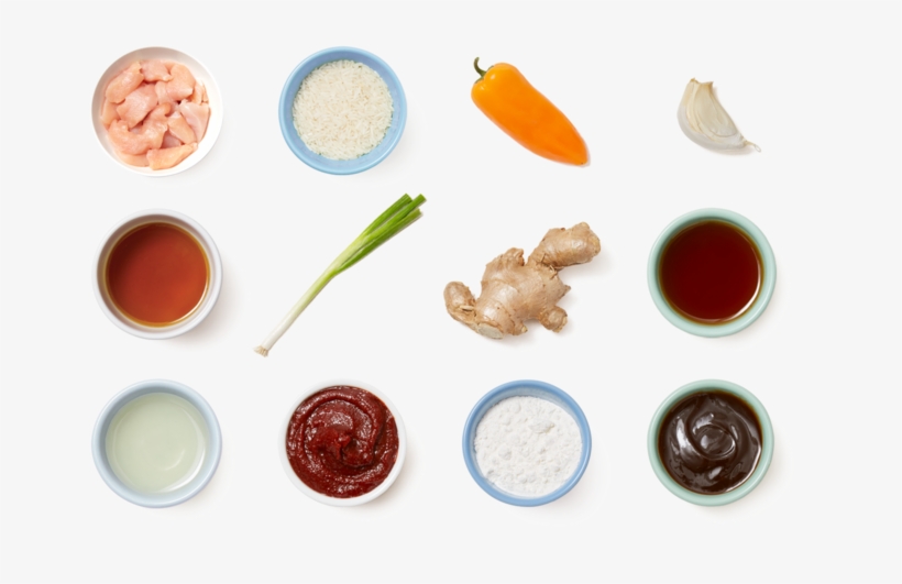 General Tso's Chicken With Sweet Peppers & Jasmine - Chutney, transparent png #8208257