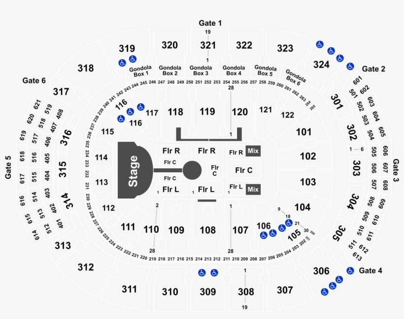 Legend - Scotiabank Arena Section 307, transparent png #8209311