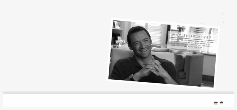 Laughing Man Coffee, Hugh Jackman's Coffee Shop In - Sitting, transparent png #8209360