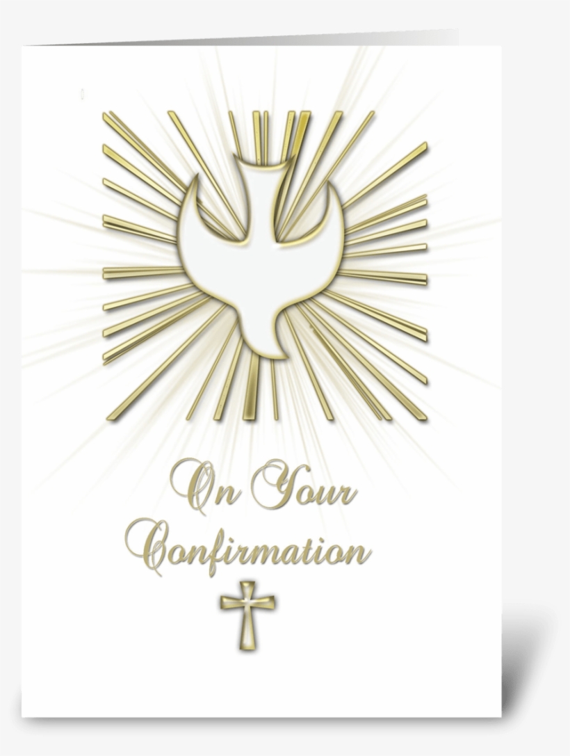 Confirmation Dove Gold - Confirmation, transparent png #8209746