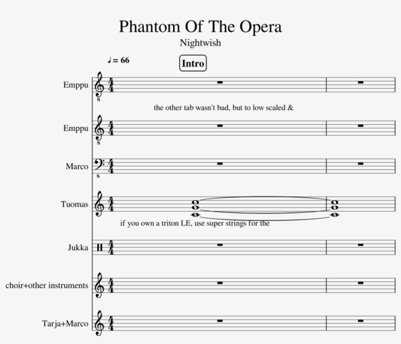 Phantom Of The Opera Slide, Image - Document, transparent png #8209818
