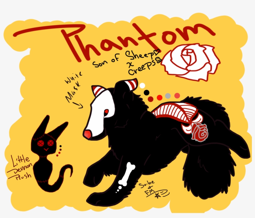 Phantom Is The Artist Of The Family, He's A Musical - Cartoon, transparent png #8210161