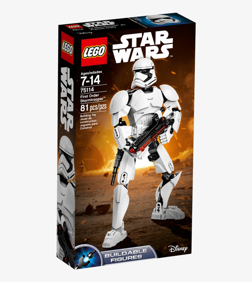 First Order Stormtrooper - Lego Star Wars 75114, transparent png #8210300