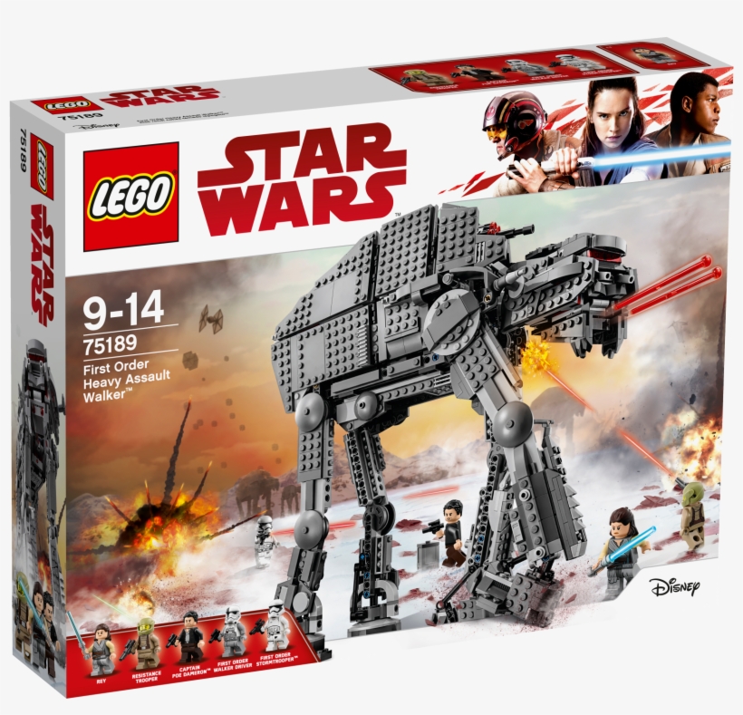 Lego Star Wars 75189 First Order Heavy Assault Walker - Lego Star Wars 75189, transparent png #8210403