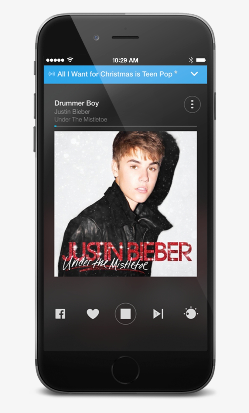 Teen - Justin Bieber Under The Mistletoe, transparent png #8210706