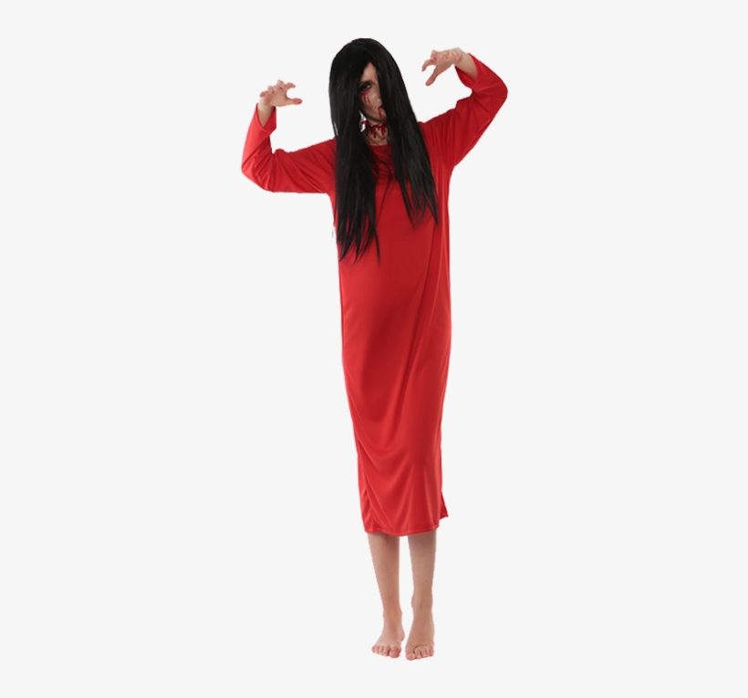 Japan Scary Movie Ghost Halloween Costumes - Girl, transparent png #8211110