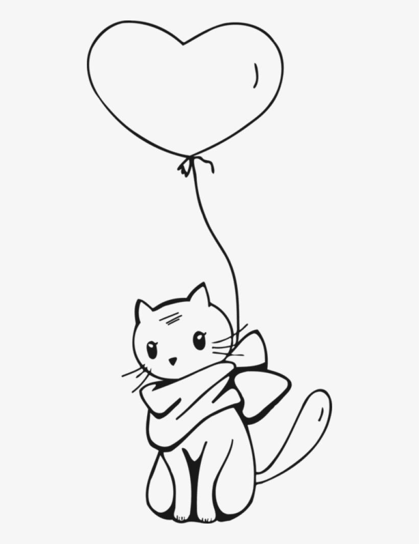 Free Png Download Outline Cat Line Art Png Images Background - Outline Drawings Of Cats, transparent png #8211820