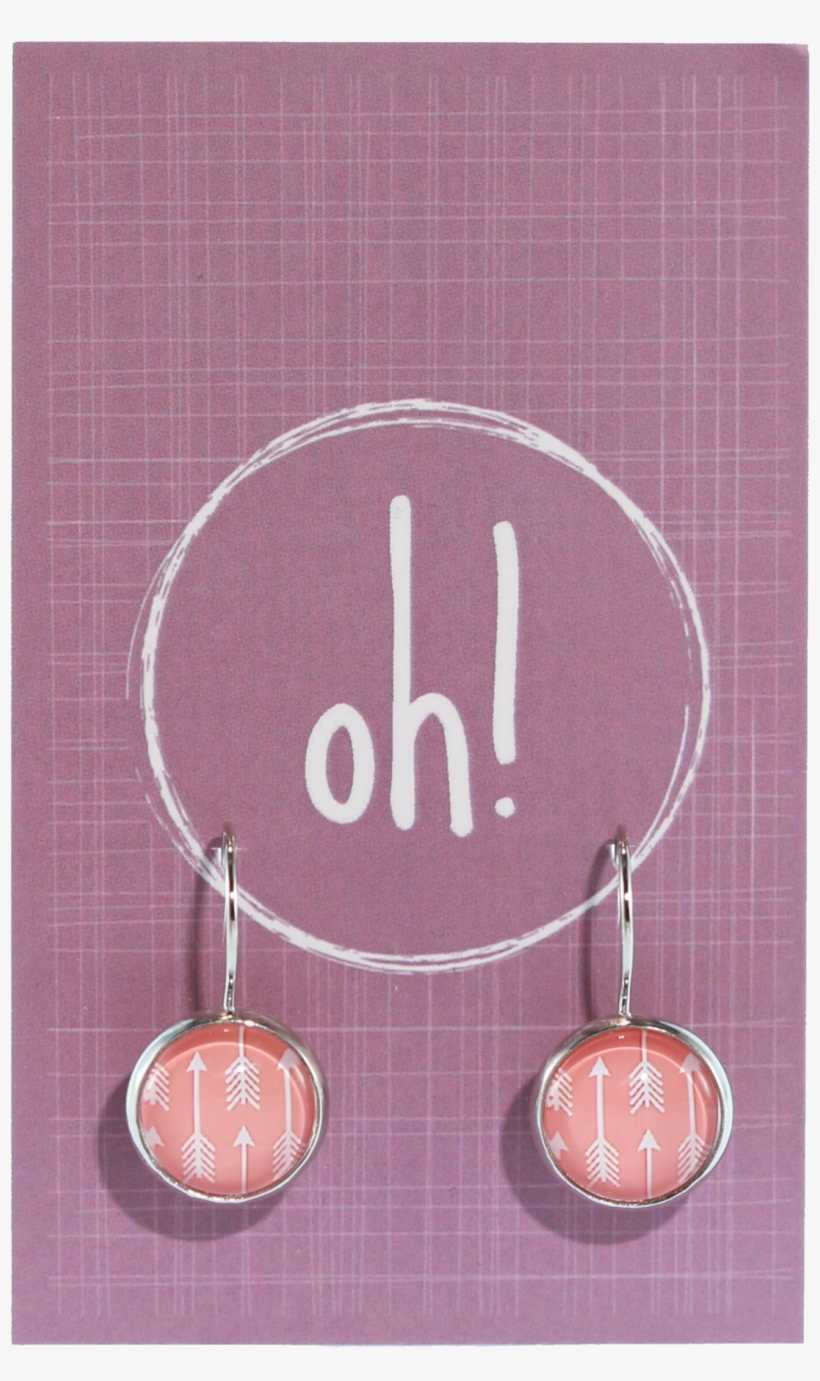 Pink Arrow Earrings - Earrings, transparent png #8211861