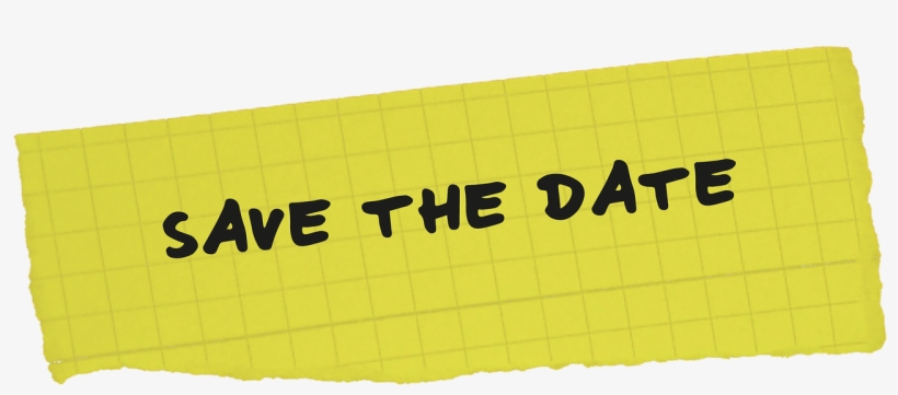 Note Post It Paper - Save The Date Sticky Note, transparent png #8211946
