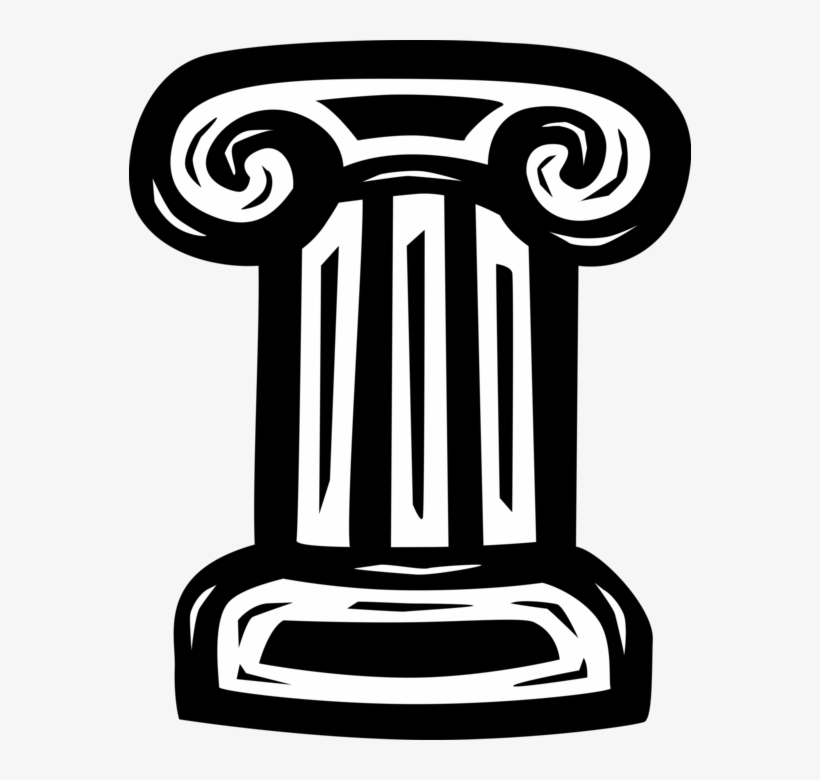 Vector Illustration Of Ancient Classic Greek Architecture - Islam Belief, transparent png #8211987