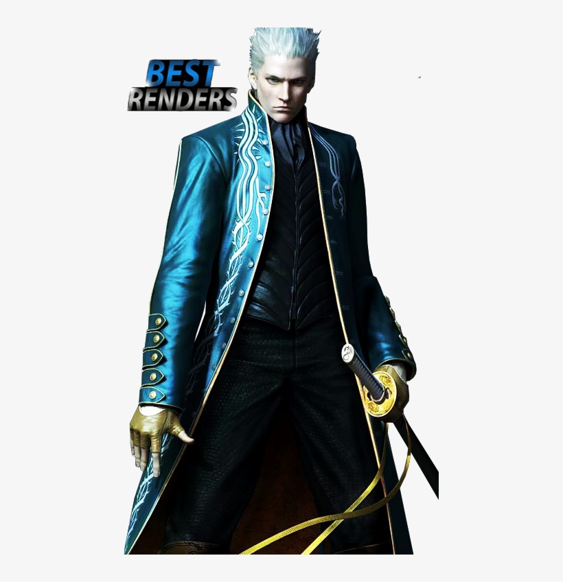 Devil May Cry - 3d Anime Character Male, transparent png #8212236