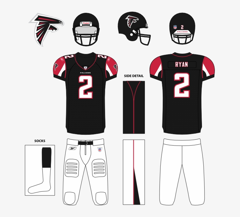 Atlanta Falcons Nike Red Custom Game Jersey Brave-birds - New England Patriots Away Uniforms, transparent png #8212300