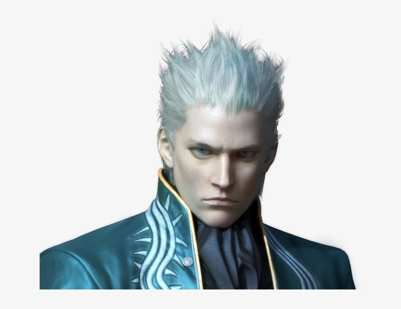 Vergil - 3d Anime Character Male, transparent png #8212654