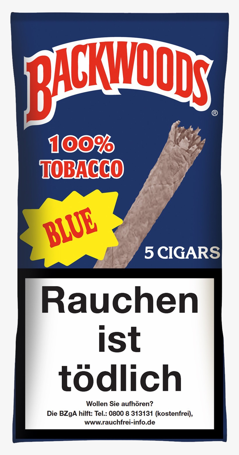 Backwoods Blue 5 Pack Cigars - Backwoods Cigars, transparent png #8213393