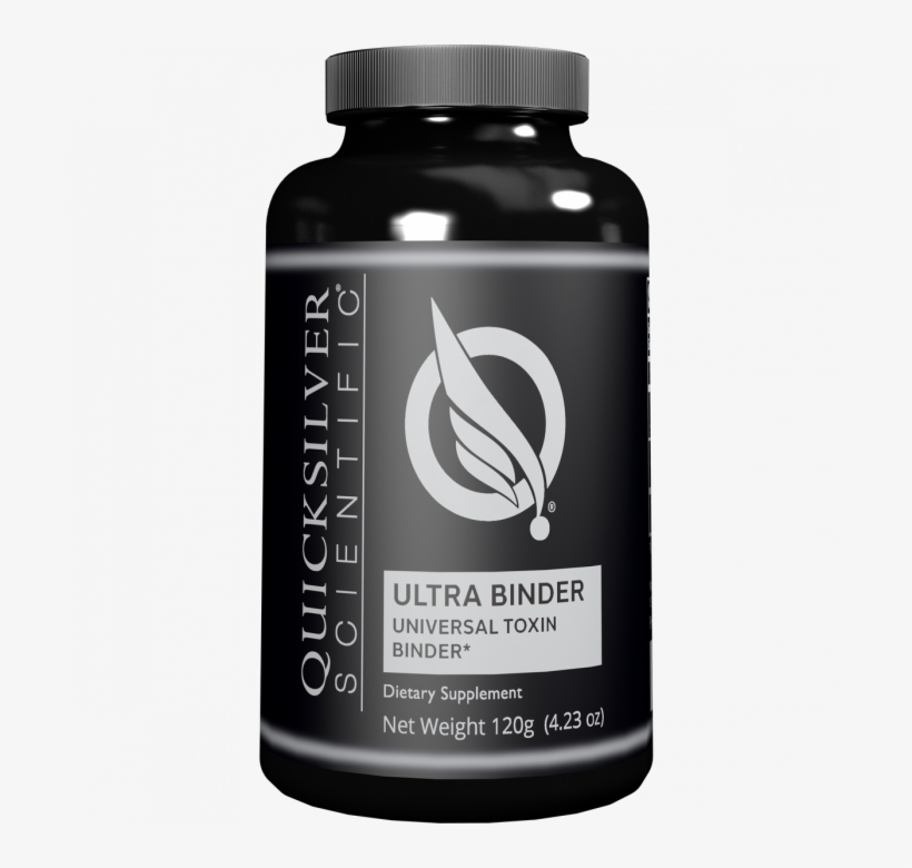 Universal Toxin Binder 120g Powder By Quicksilver Scientific - Ultra Binder Universal Toxin Binder 120g, transparent png #8214547