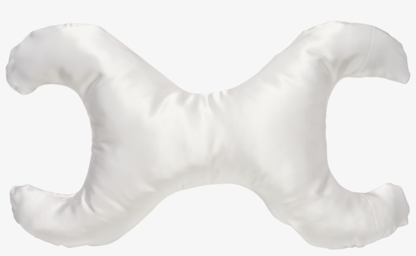 La Petite Pillow Satin White - Monochrome, transparent png #8215107