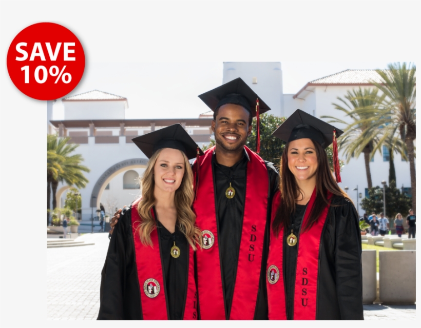 Photo Of Grad Students - Academic Dress, transparent png #8215323