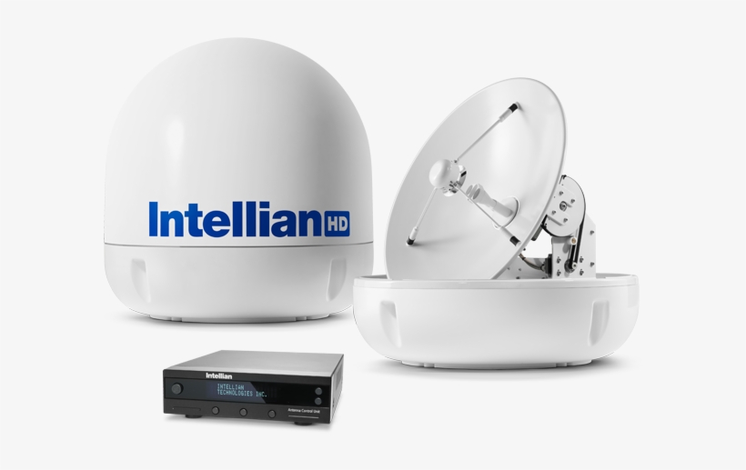 How Does A Marine Satellite Dish Work - Intellian S6hd, transparent png #8215547