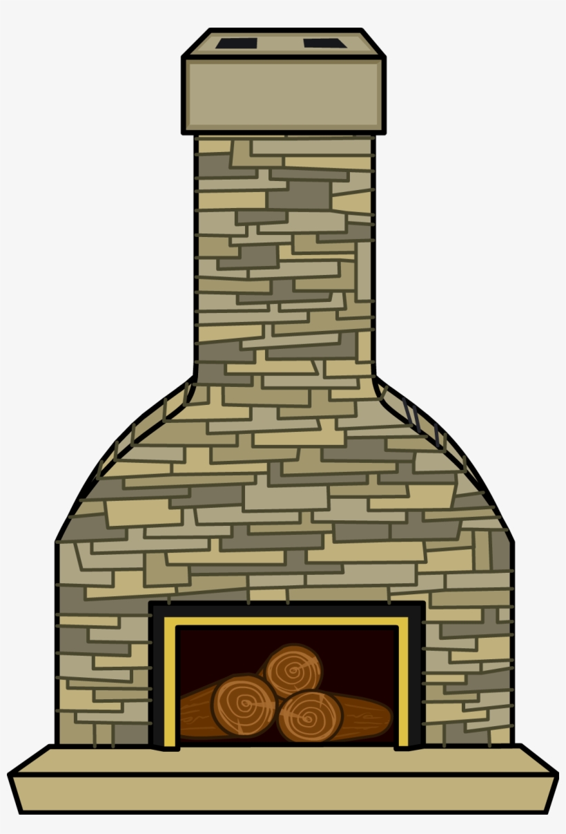 Fireplace Clipart Hearth - Illustration, transparent png #8215923