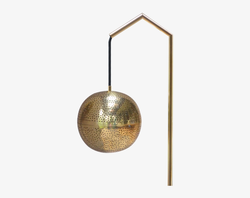 Amur Floor Lamp - Brass, transparent png #8216345
