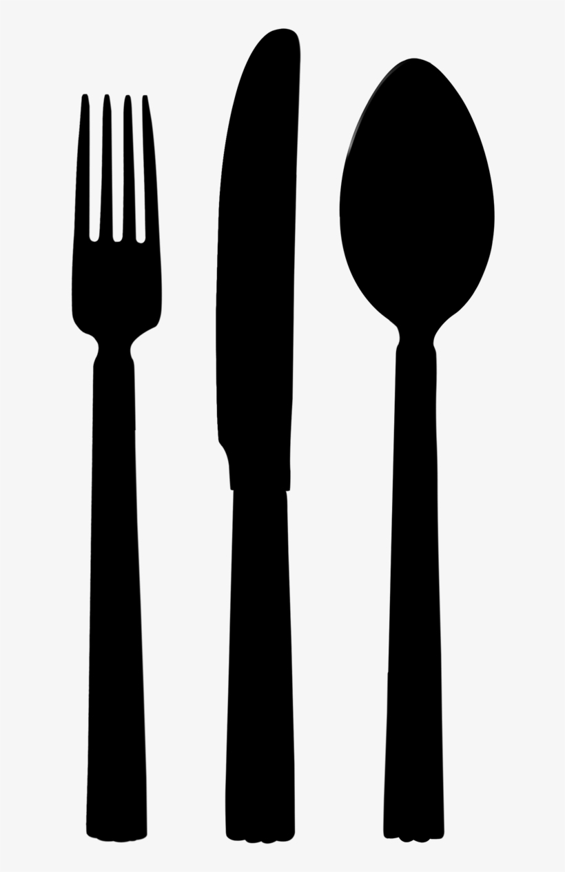 Silverware Silhouette - Knife, transparent png #8216742