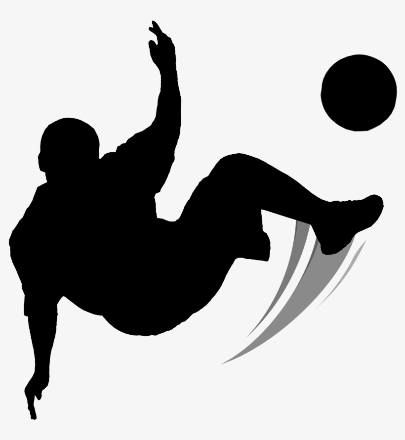 Football Silhouette - Silhouette, transparent png #8216884