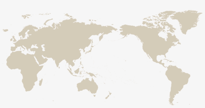 Find Dealer - World Map Asia Centered, transparent png #8217426