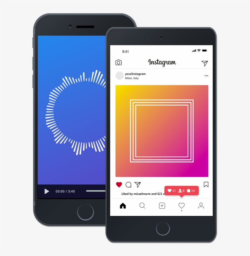Create Audio Posts Formatted For Any Social Platform - Smartphone, transparent png #8218441