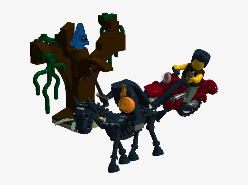 The Headless Horseman - Lego Monster Fighters Headless Horseman, transparent png #8219533