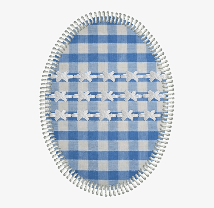 Easter, Egg, Patchwork, Sewing, Cross, Stitch, Gingham - Shirt, transparent png #8221615