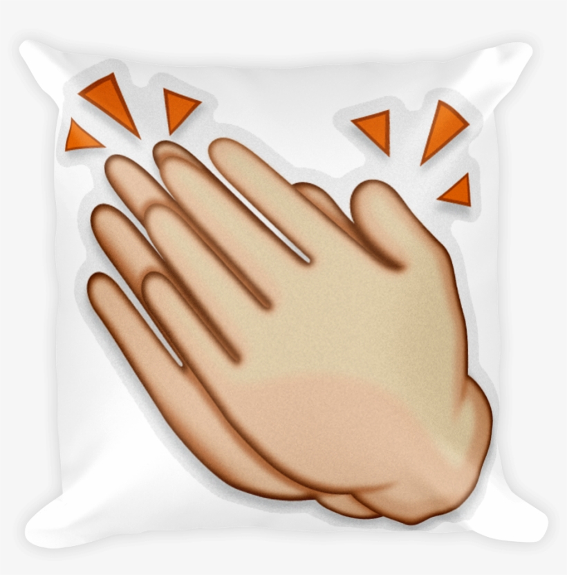 Clapping Hands Sign-just Emoji - Emoticones De Whatsapp Aplauso, transparent png #8221659
