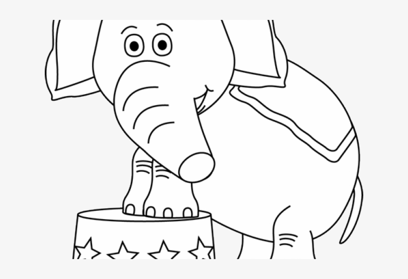 Circus Clipart Circus Elephant - Indian Elephant, transparent png #8222060