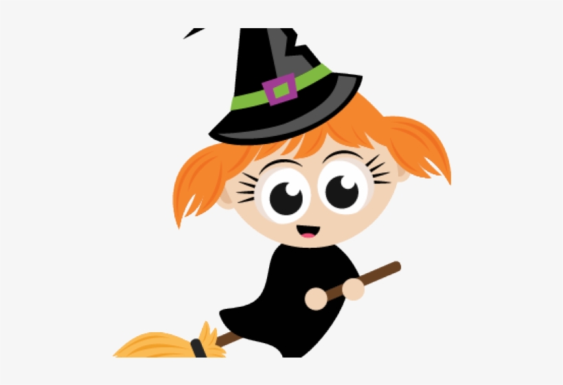Witch Cute Clipart Free, transparent png #8222232