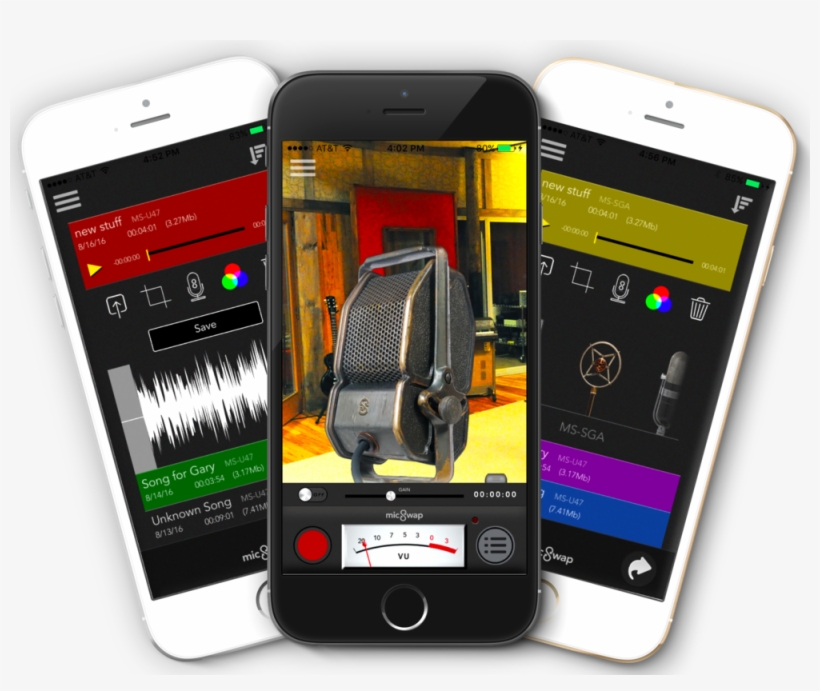 A Studio, Mic Emulator & Recorder For Ios - Iphone, transparent png #8222591