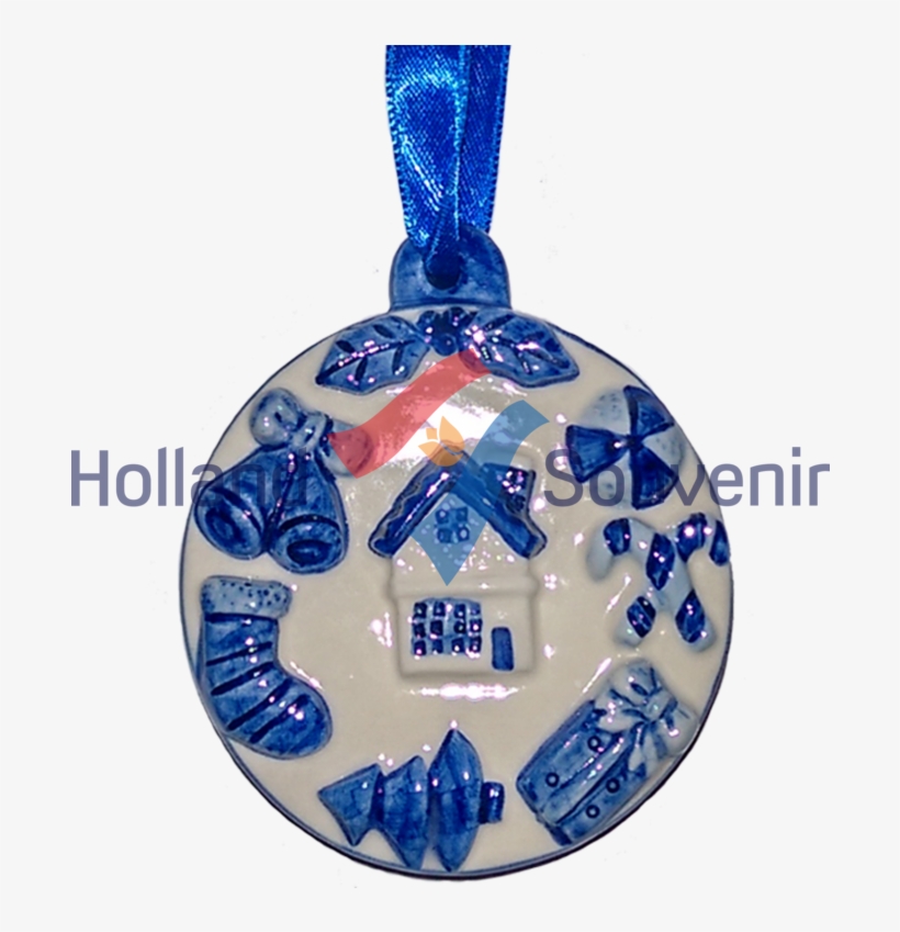 Christmas Ornament 3d Delft House - Locket, transparent png #8222752