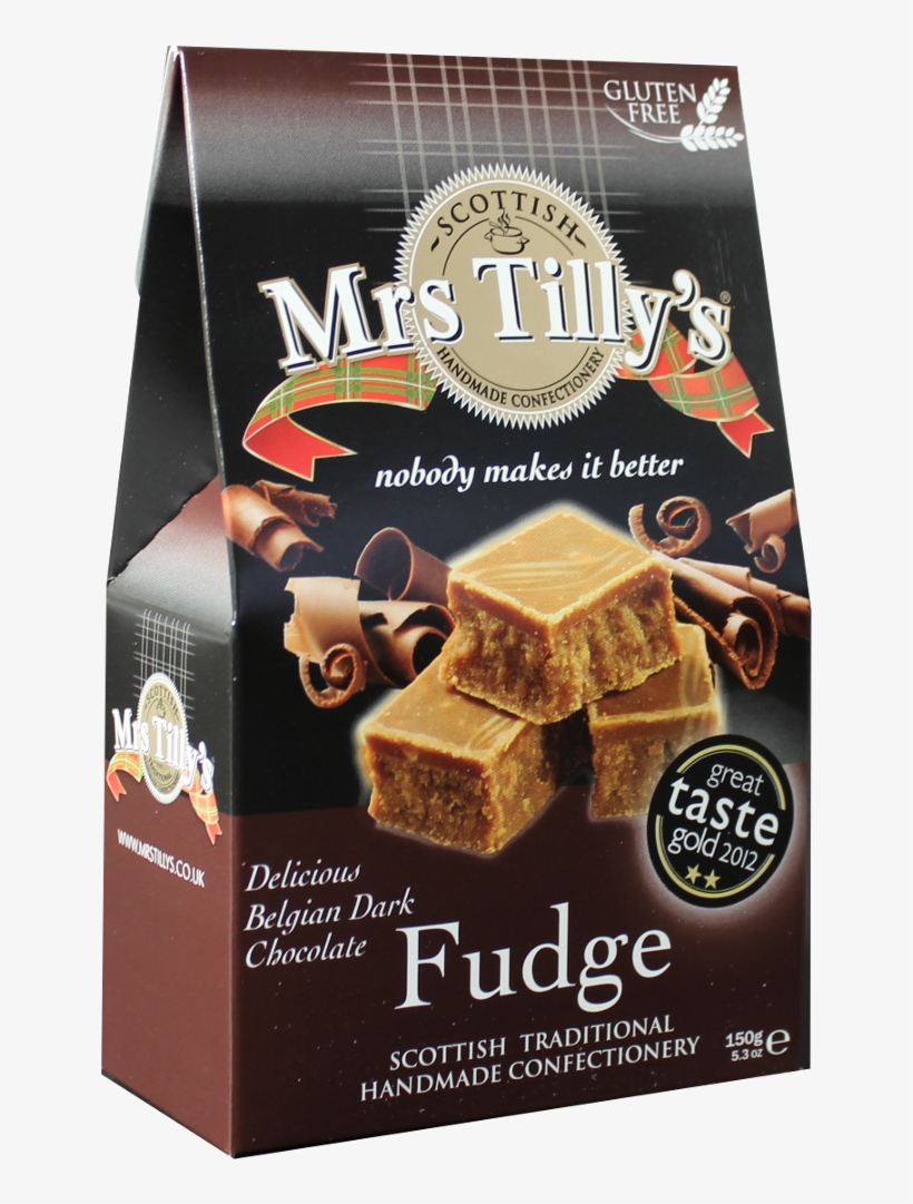 Belgian Chocolate Fudge Gift Box - Mrs Tilly's Fudge Tesco, transparent png #8222818