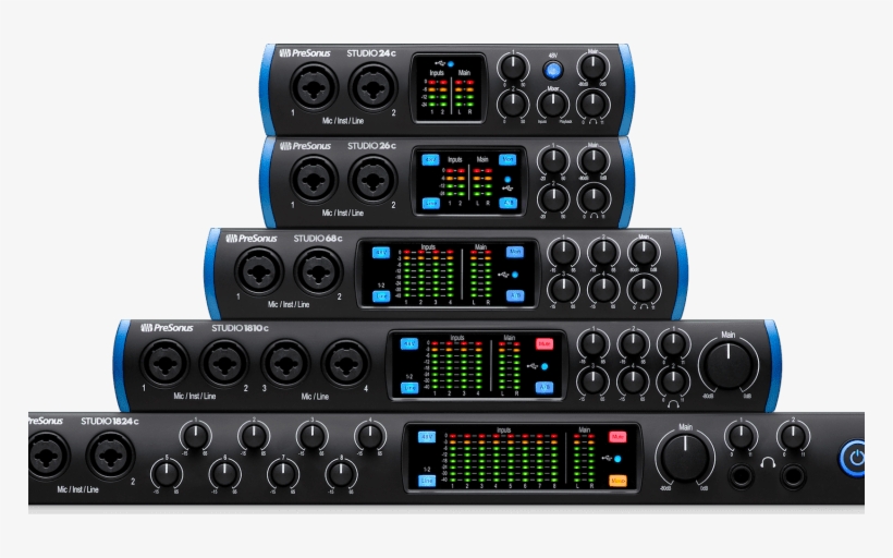 Presonus Debuts Studio Series Usb-c I/os - New Audio Interfaces 2019, transparent png #8222858