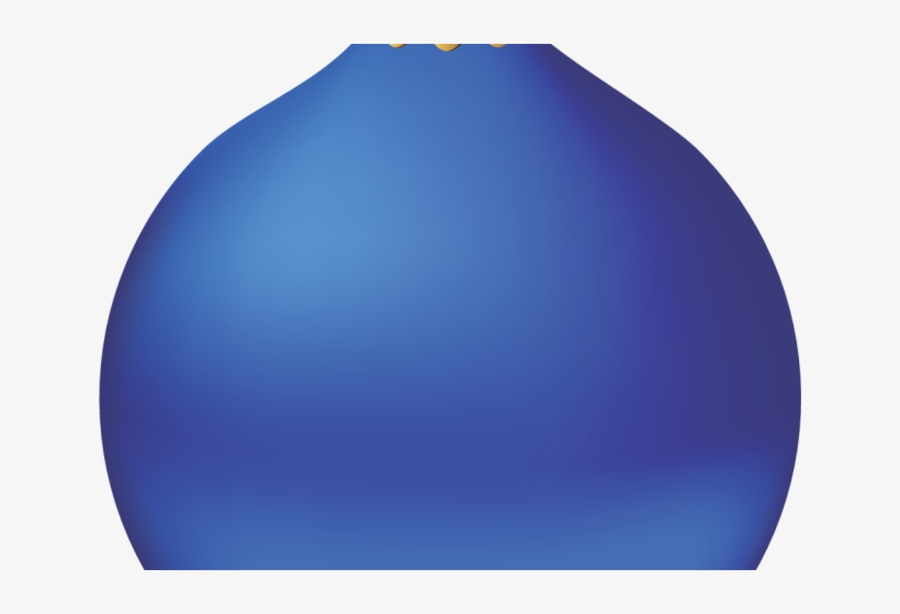 Christmas Ornament Clipart Blue - Sphere, transparent png #8222947