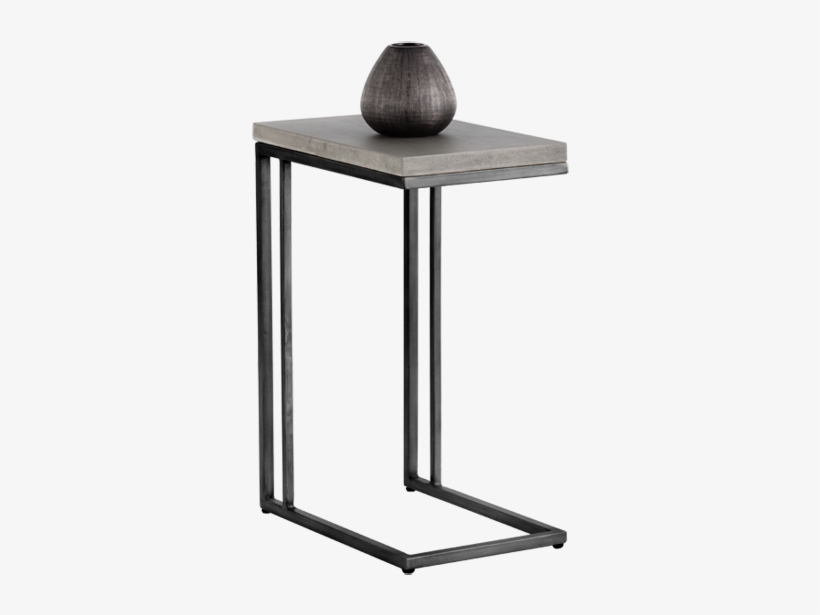 Sawyer C Shaped End Table C Shaped Accent Table - Sofa Tables, transparent png #8223178