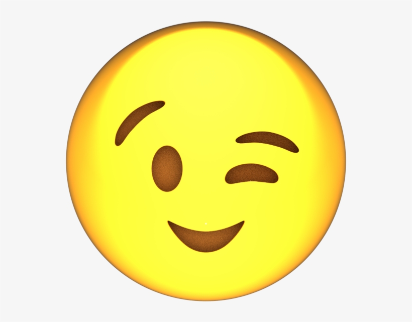 U 1f609“winking Face” - Smiley, transparent png #8223255