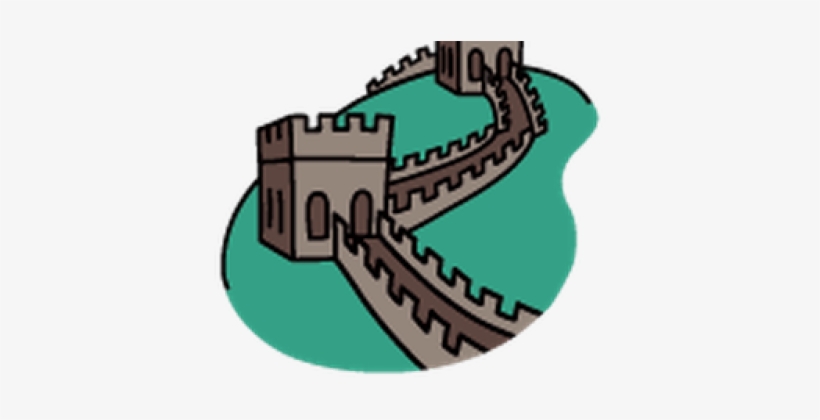 Brick Clipart Great Wall China - Cartoon, transparent png #8223411