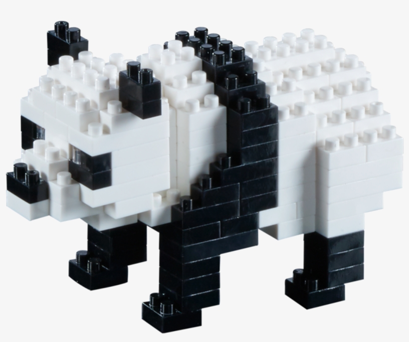 Panda Bear Brixies Stones, transparent png #8223955