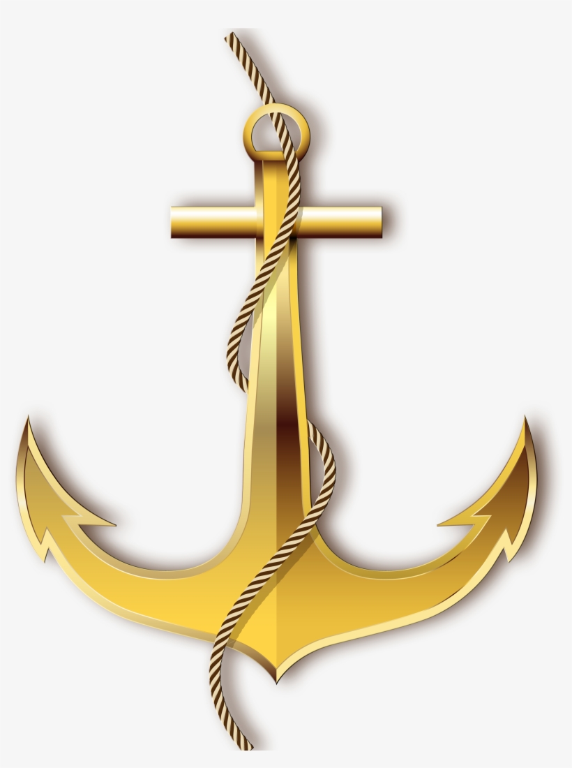 Picture Black And White Library Art Anchors Transprent, transparent png #8223959