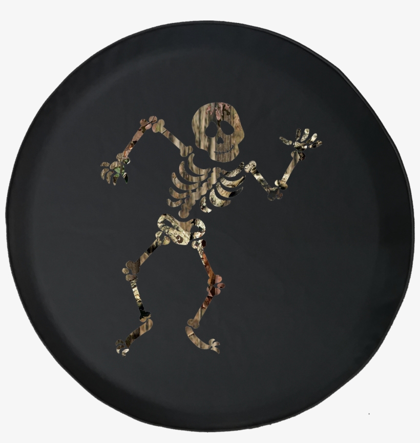 Dancing Skeleton Offroad Jeep Rv Camper Spare Tire - Circle, transparent png #8224011