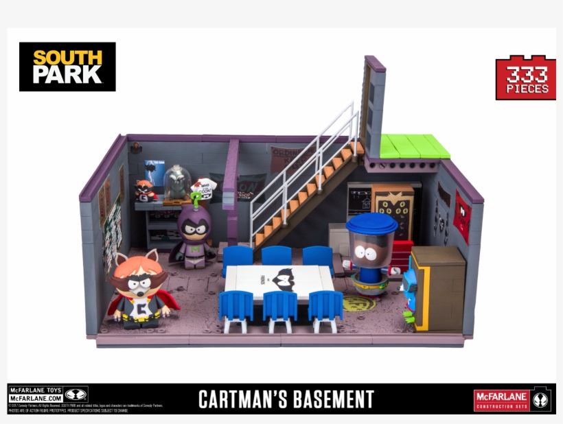 South Park Cartman's Basement Deluxe Construction Set - Mcfarlane Toys South Park, transparent png #8224068