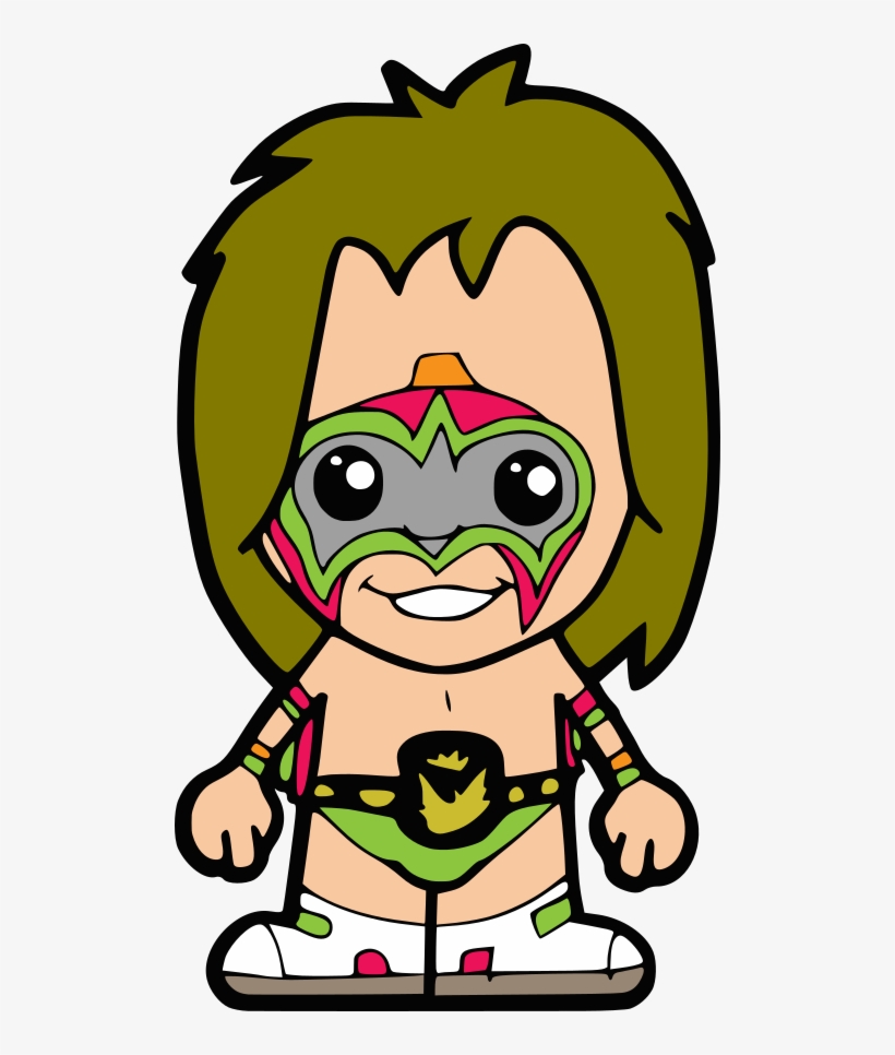 Movies, Personal Use, Wwe Ultimate Warrior Cartoon, - Cartoon, transparent png #8224279