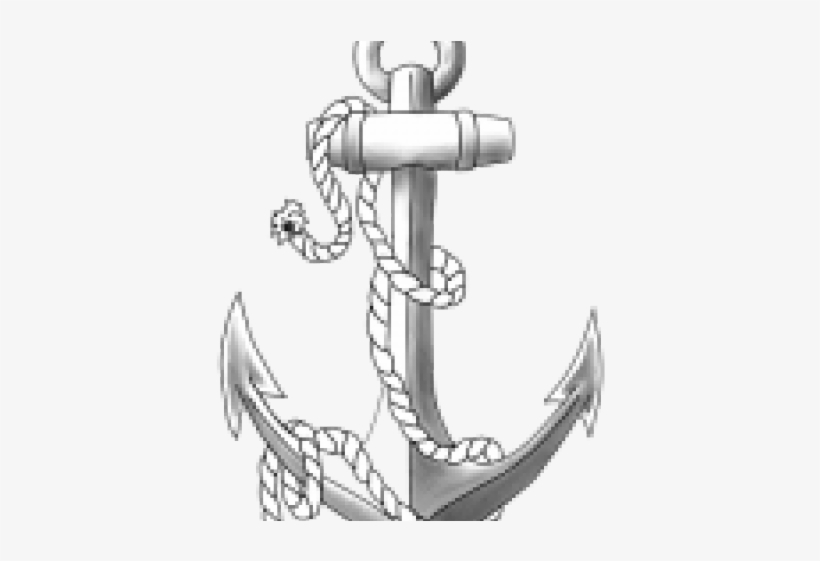 Anchor Tattoos Clipart Black And White - Portable Network Graphics, transparent png #8224282